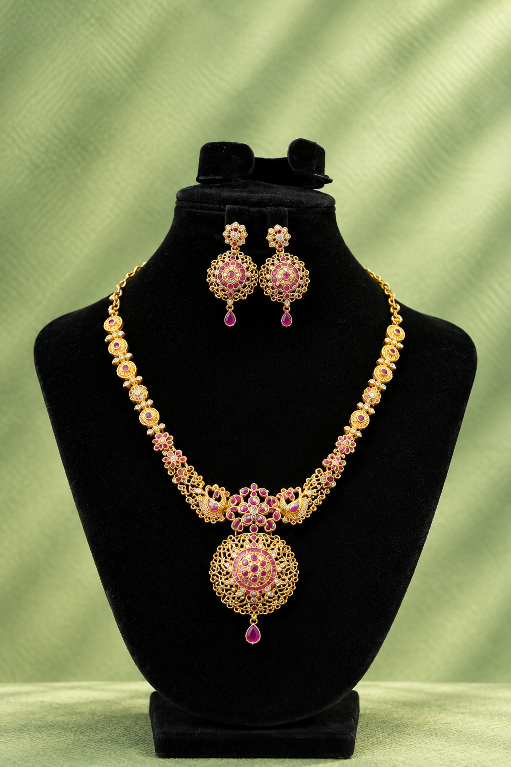 Symphony Layered Diamond Bar Necklace