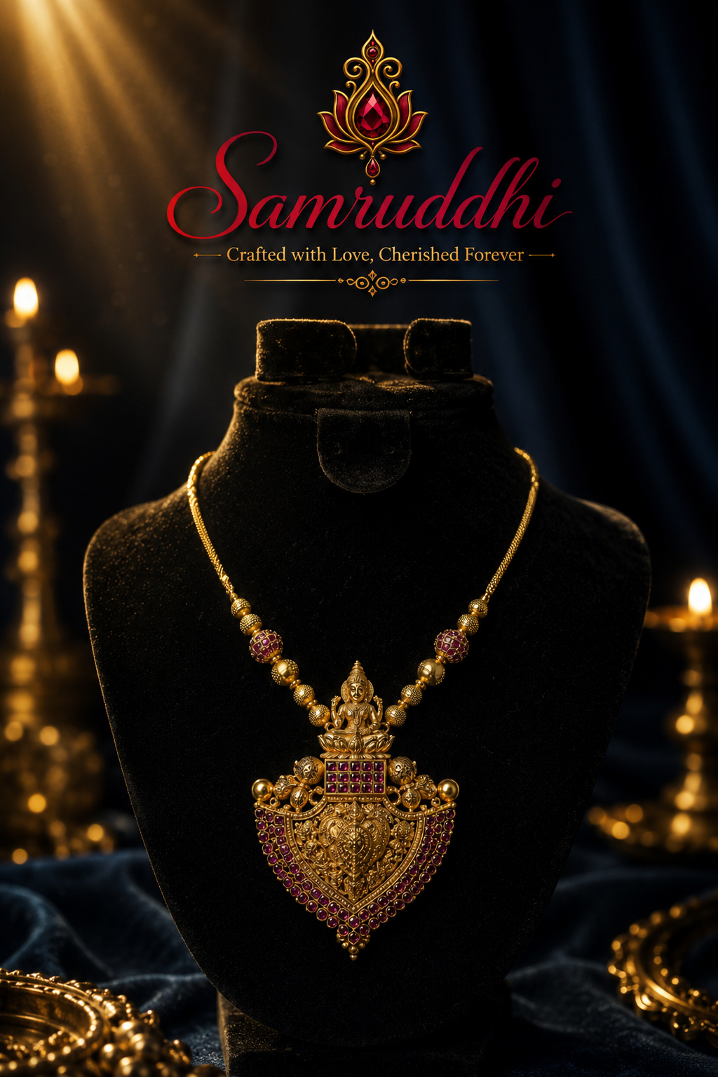 Royal Ruby & Emerald Antique Collar